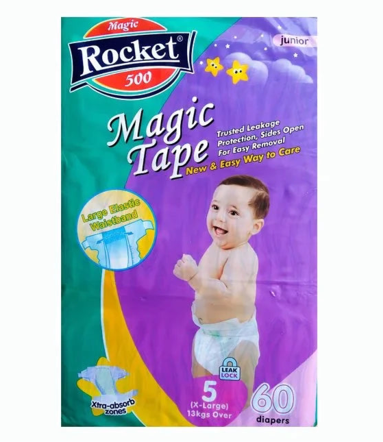 Rocket Magic Diapers Extra Large(60 Pcs)