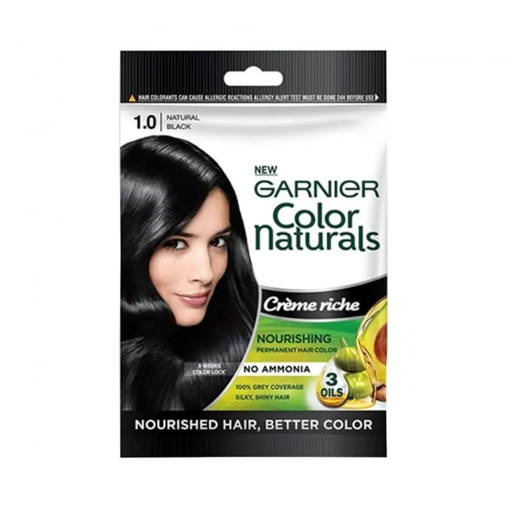 Garnier Hair Colour Natural Black 1.0 (Rs-185)
