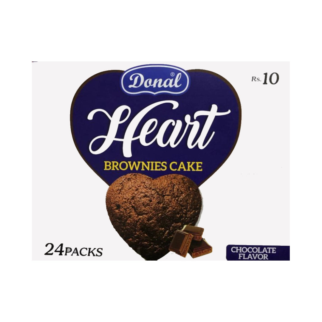 Gibs Heart Brownies Cake 10Rs (24Pcs)