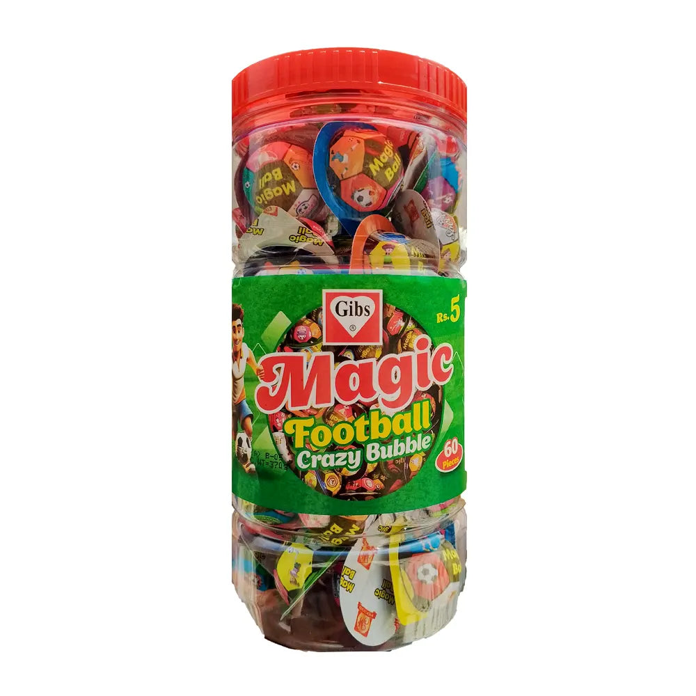 Gibs Magic Football Bubble 5Rs (60Pcs)