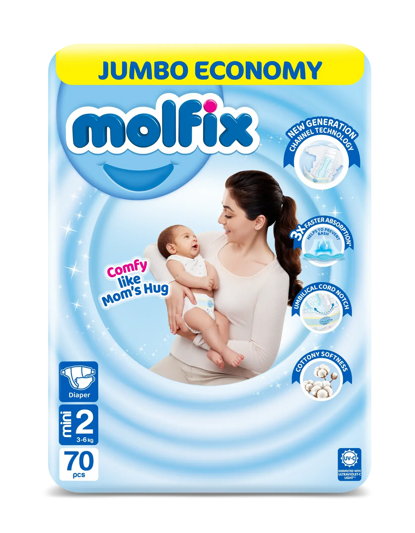Molfix Diapers 2 (68 Pcs)