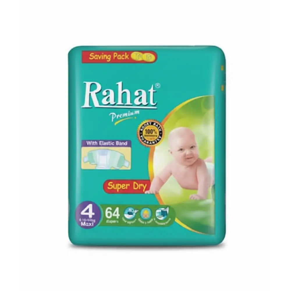 Rahat Premium Diapers Large(64 Pcs)