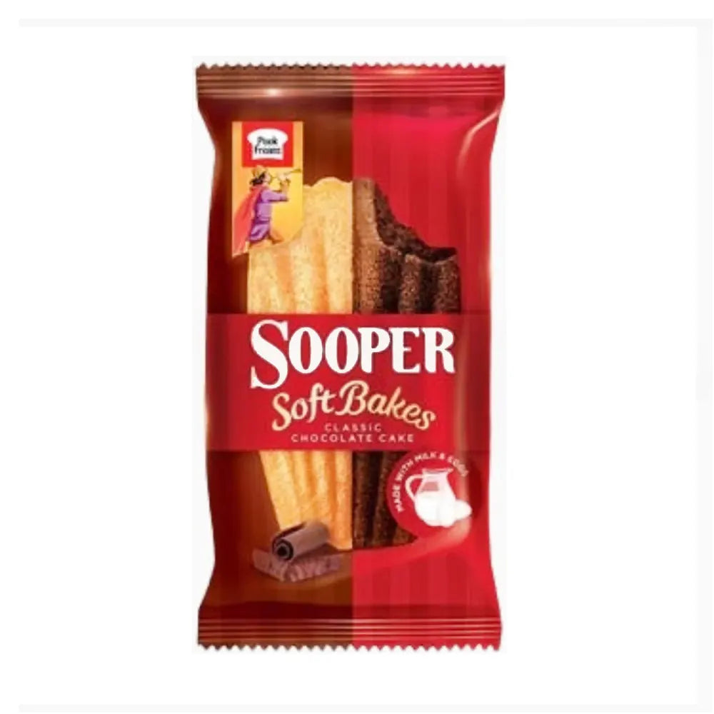 Sooper Chocolate Soft Cake 30Rs -12Pcs