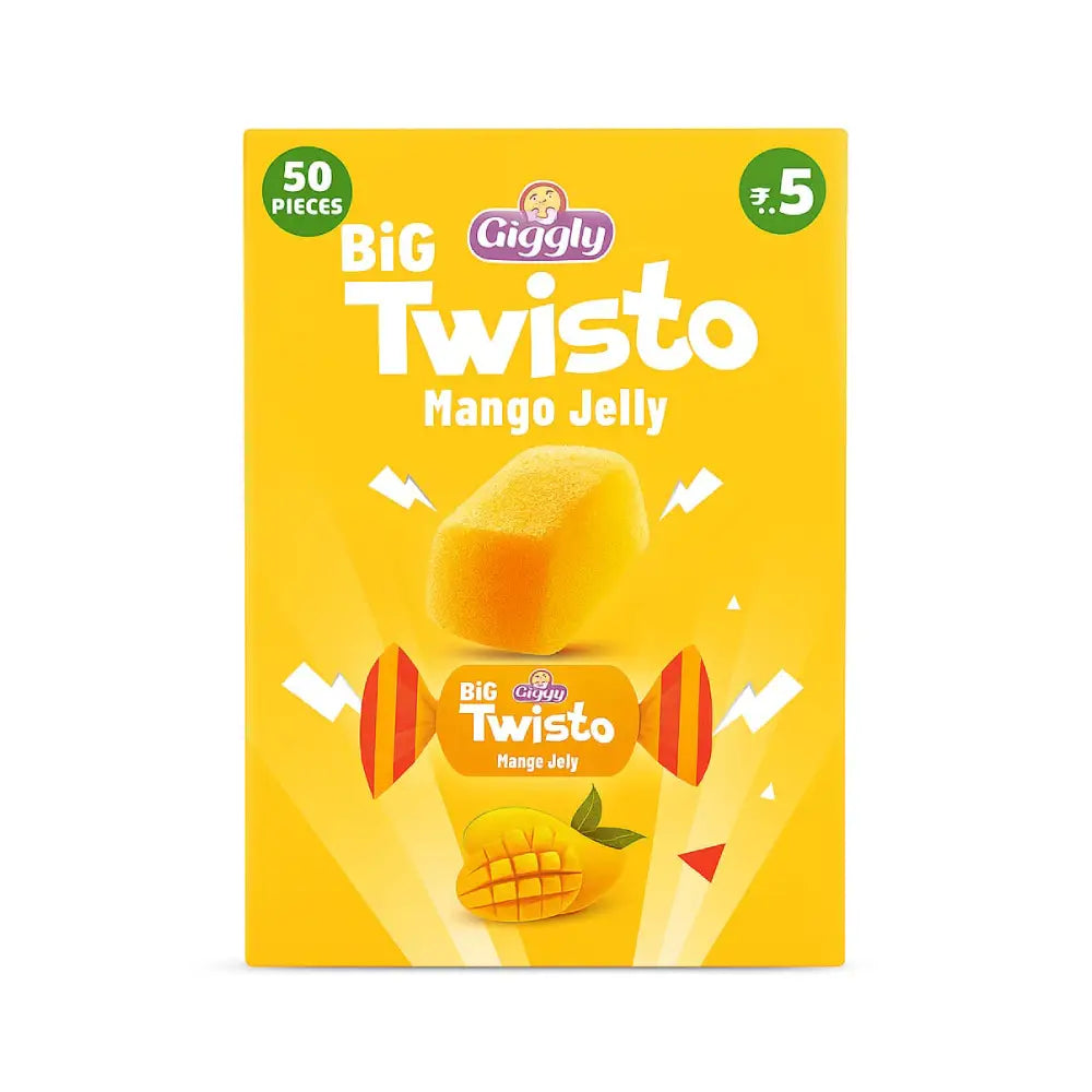 Big Twisto Jelly Mango 5Rs (50Pcs)