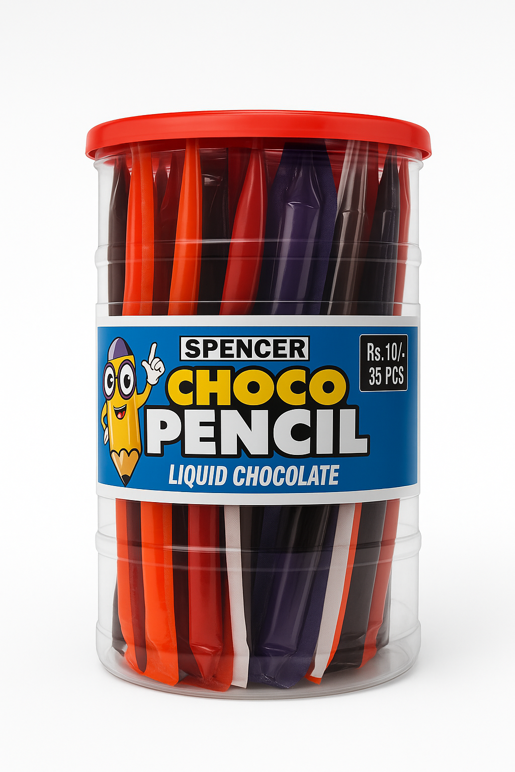Choco Pencil Jar Rs-10 (35Pcs)