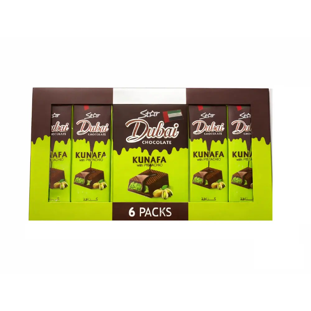 Dubai Kunafa Chocolate 200Rs(6Pcs)