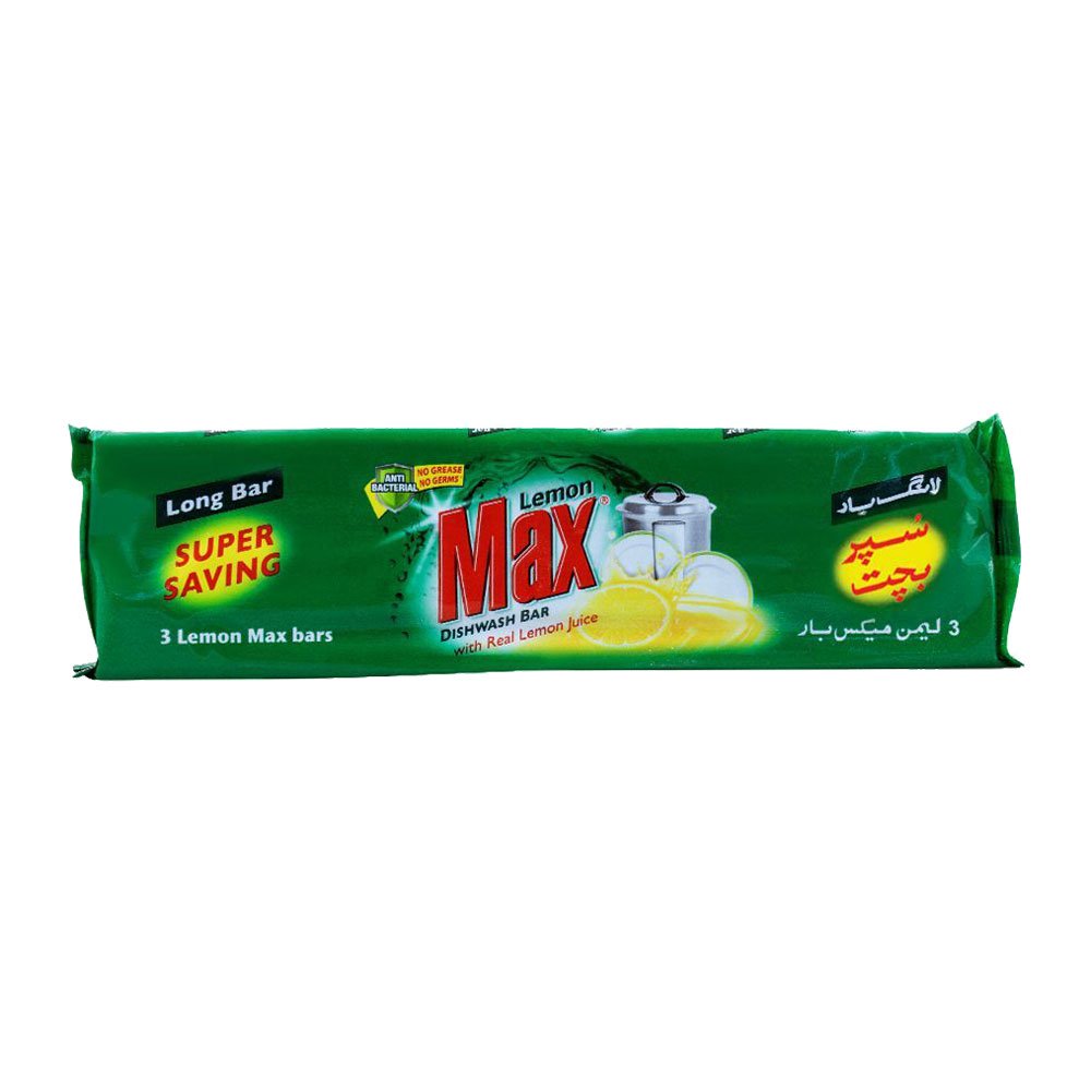 Lemon Max Dishwash Longbar (Rs-75)