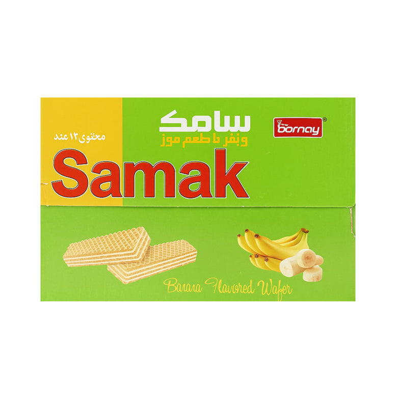 Samak Wafer Banana -12Pcs