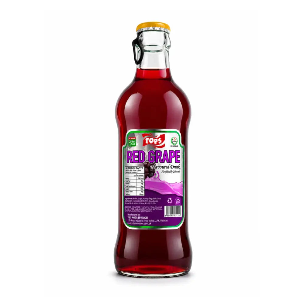 Tops Bottle 250ml - Red Grapes