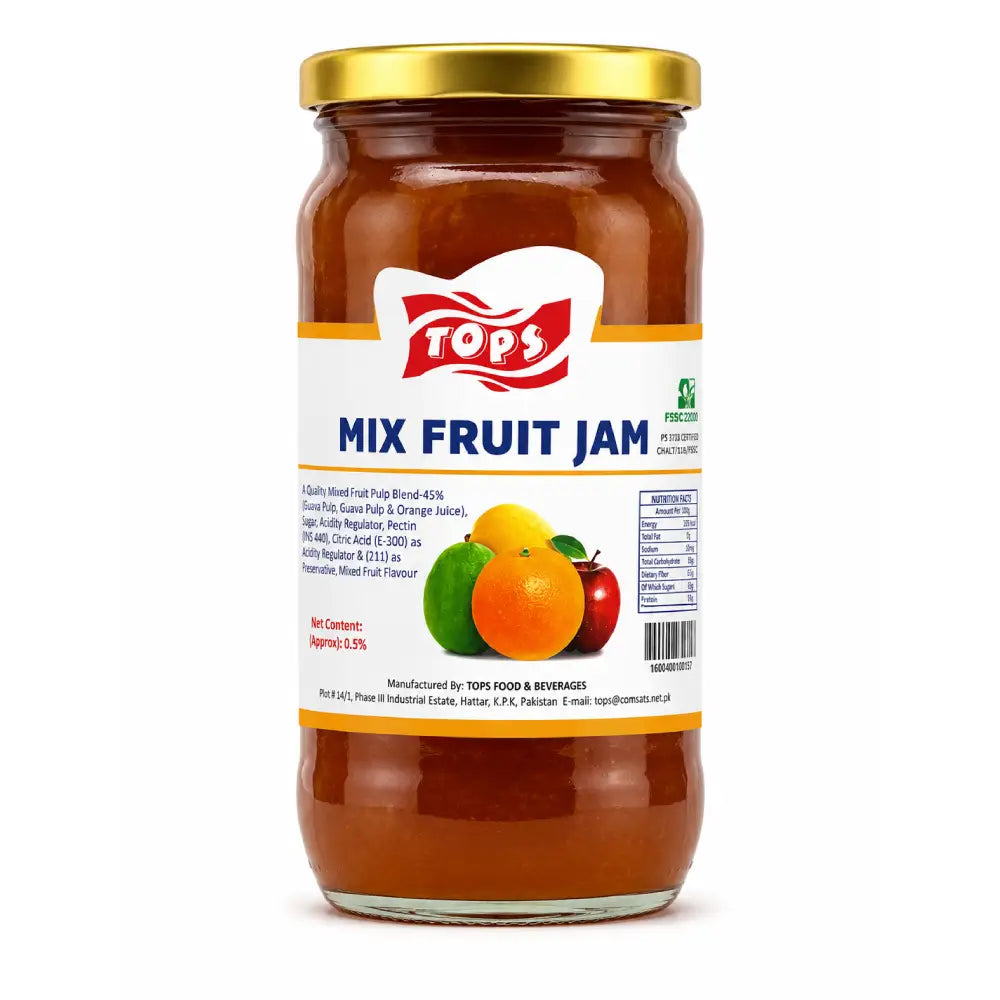 Tops Jam MixFruit 440g