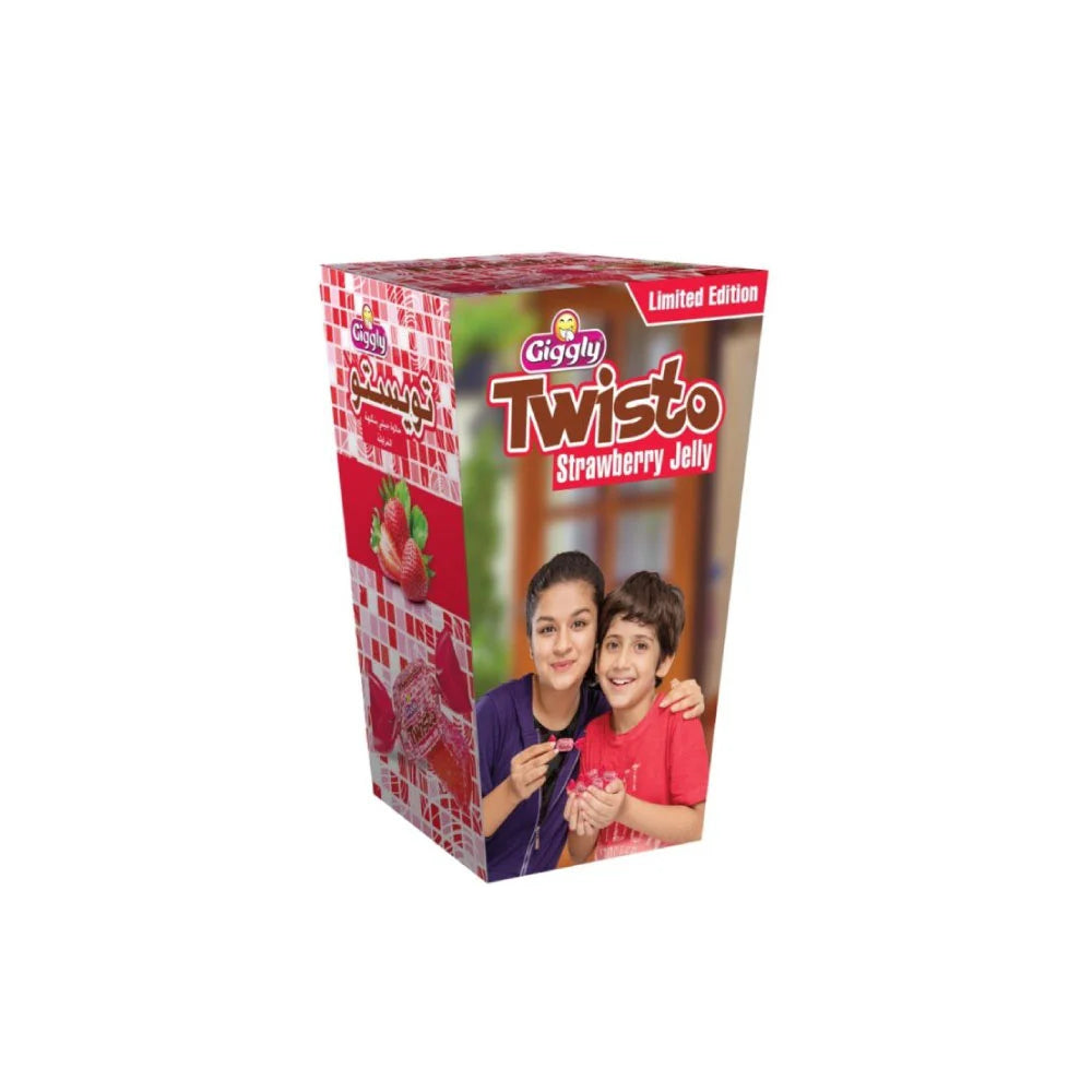 Big Twisto Jelly Strawberry 5Rs -(60Pcs)