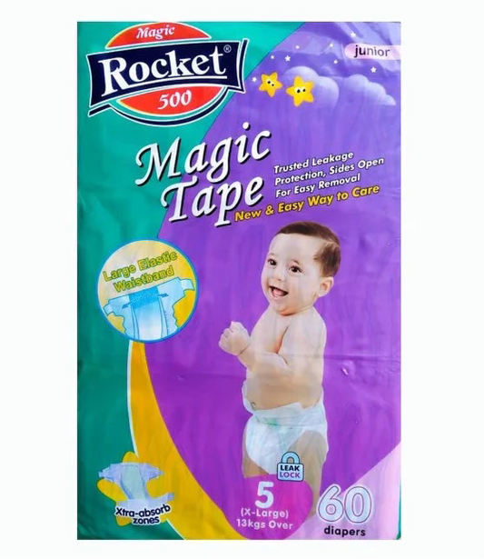 Rocket Magic Diapers Extra Large(60 Pcs)