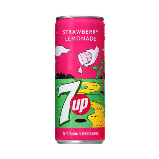 7up Strawberry Tin Pack