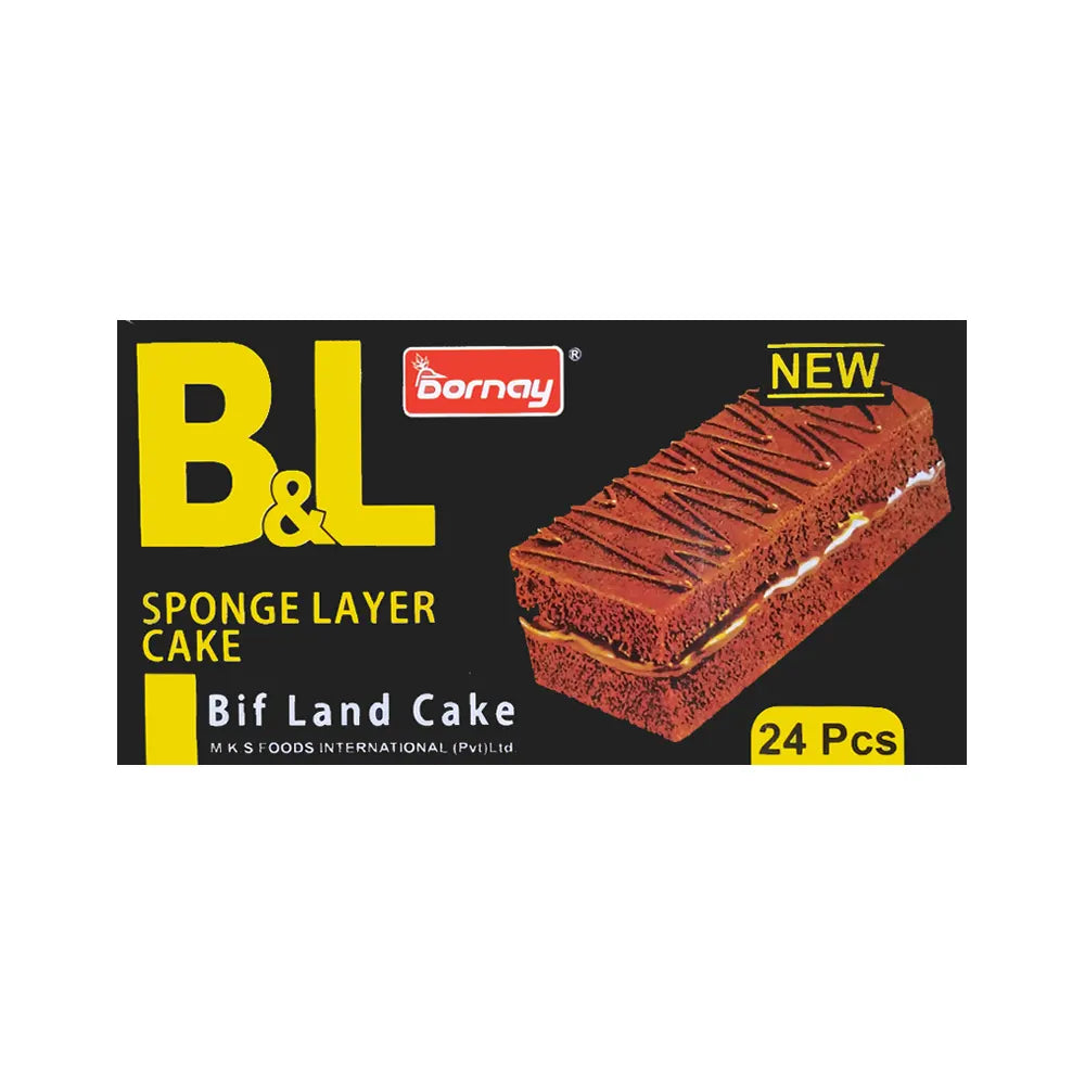 B&L Sponge Layer Cake - 24Pcs