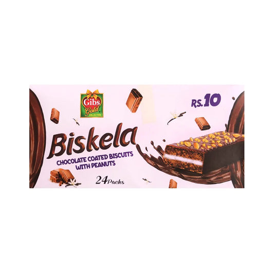 Gibs Biskela Biscuit 10Rs -(24Pcs)