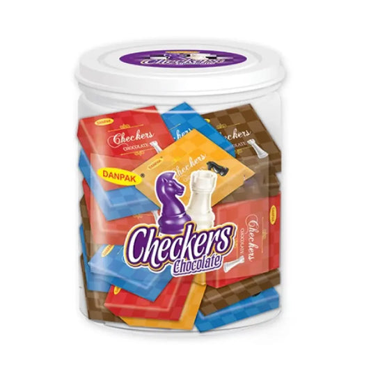 Checkers Chocolate Jar 5Rs (80 Pcs)