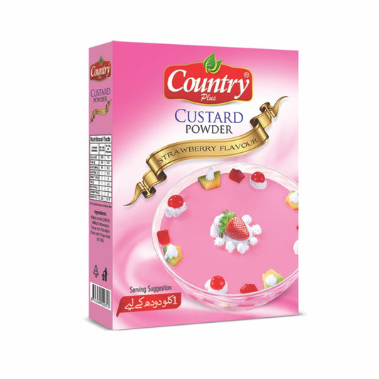 Country Custard Strawberry 120gm