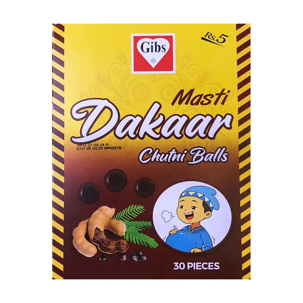 Gibs Dakaar Balls 5Rs(30Pcs)