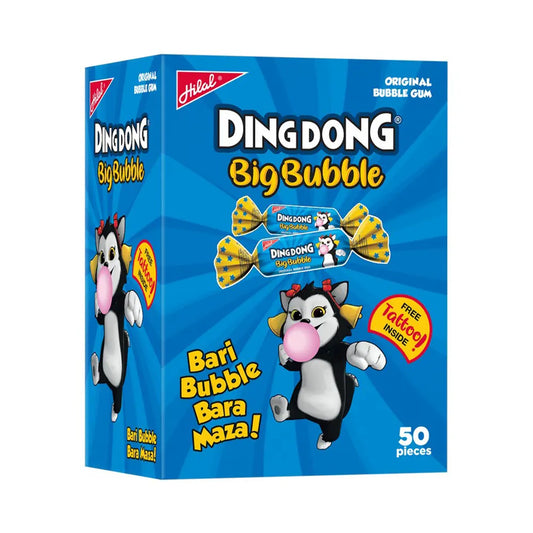 Ding Dong Big Bubble 5Rs -(50 Pcs)