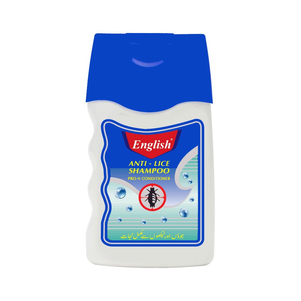 English Anti Lice Shampoo Bottle (Rs-130)