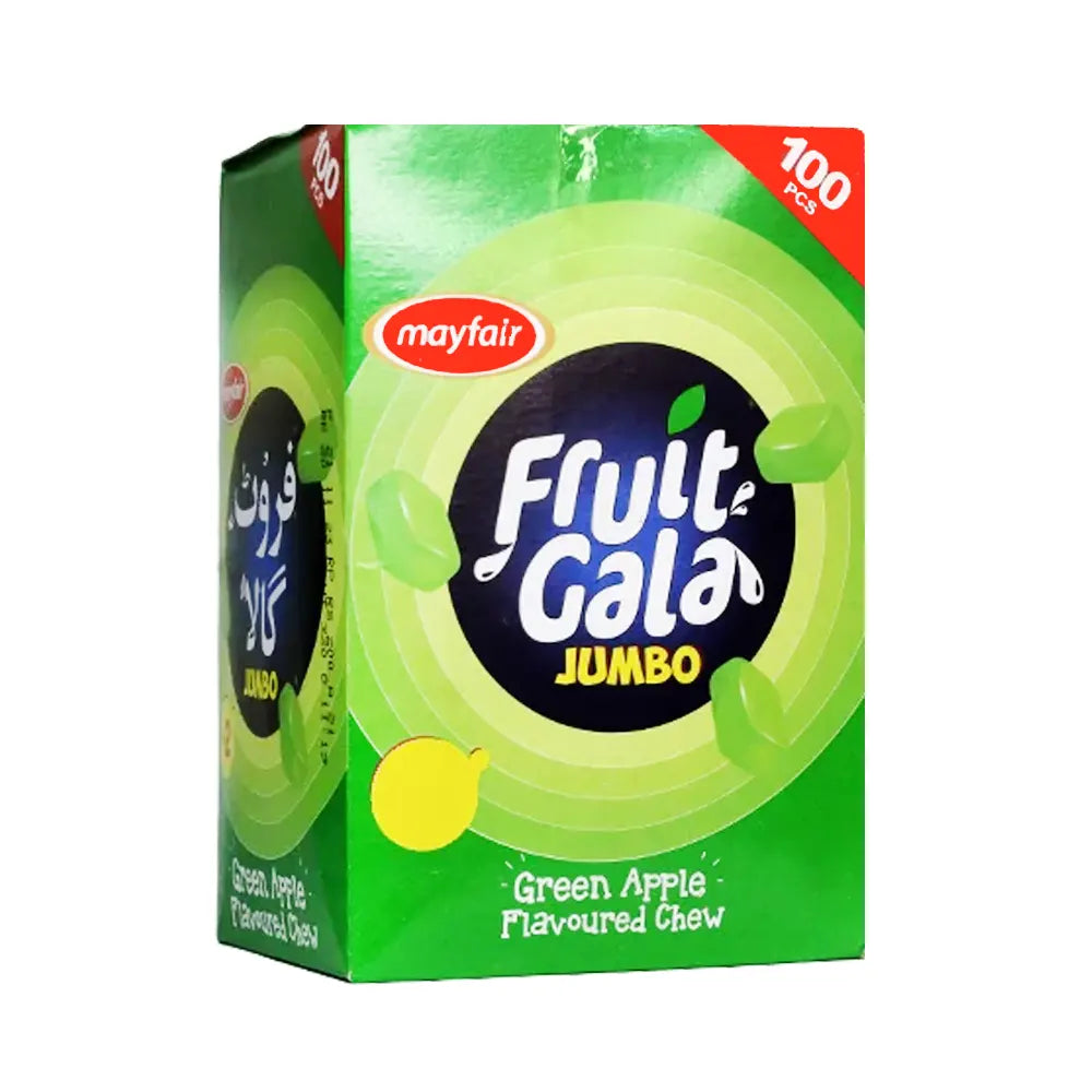 Fruit Gala Green Apple Toffie 2Rs (100Pcs)