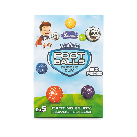 Gibs Footballs Bubble Gum 5Rs(50Pcs)