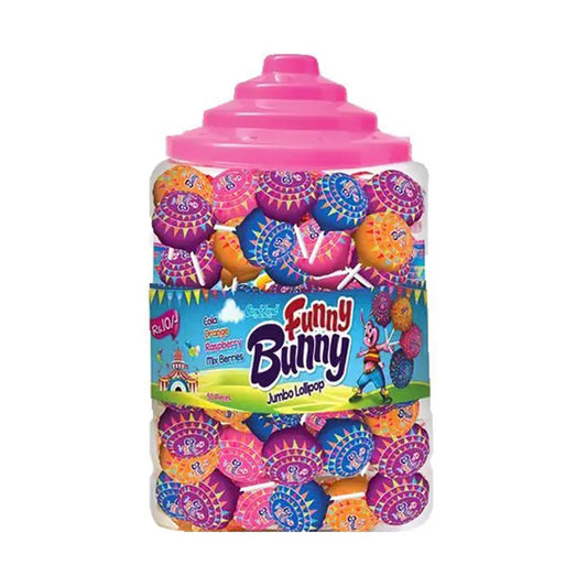 Funny Bunny Lollipop Jar 10Rs (100Pcs)