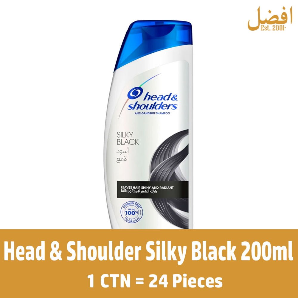 Head & Shoulders 200ml Silky Black (Rs-470)