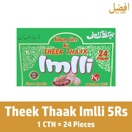 Theek Thaak Imlli 5Rs (Green) (24 Pcs)
