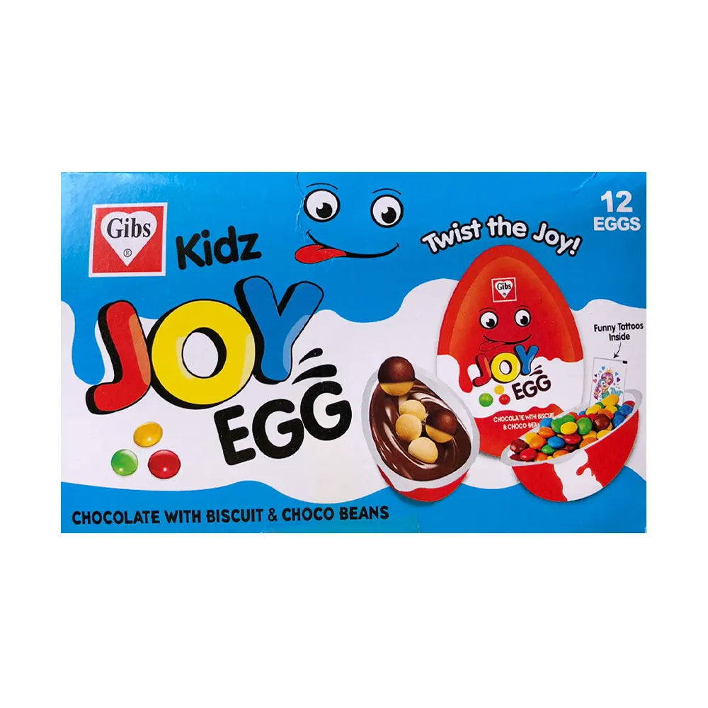 Gibs Kidz Joy Egg 20Rs -12Pcs