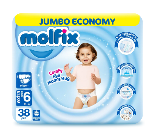 Molfix Diapers 6 (38 Pcs)