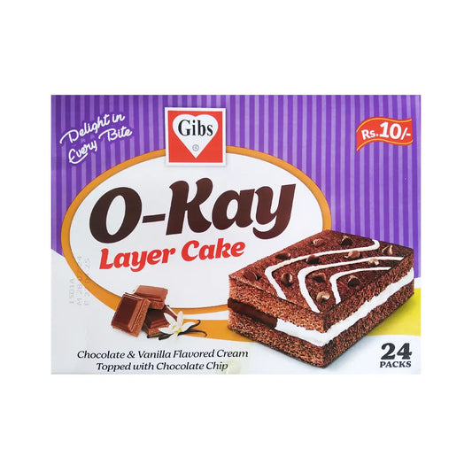 O-Kay Chocolate Cake 10Rs (24 Pcs)