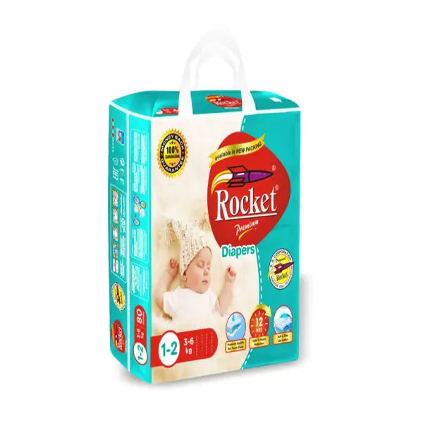 Rocket Premium Diapers Small(48 Pcs)