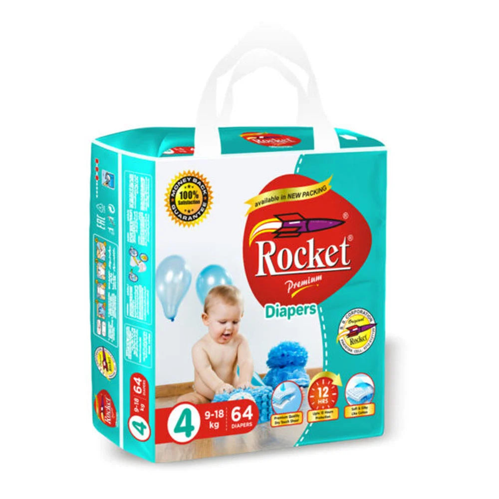 Rocket Premium Diapers Large(40 Pcs)
