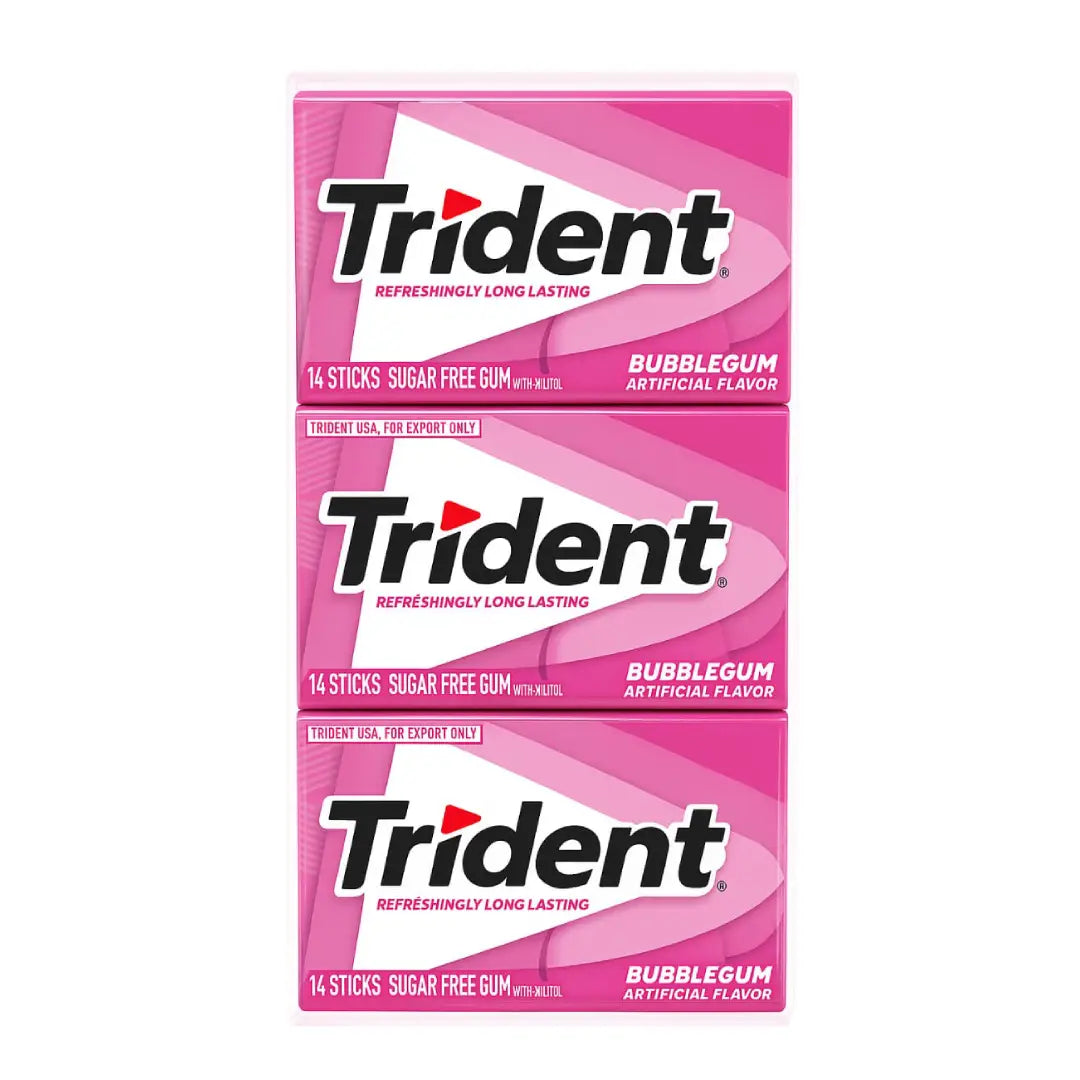Trident Bubble Gum -12Pcs - Afzal Wholesaler