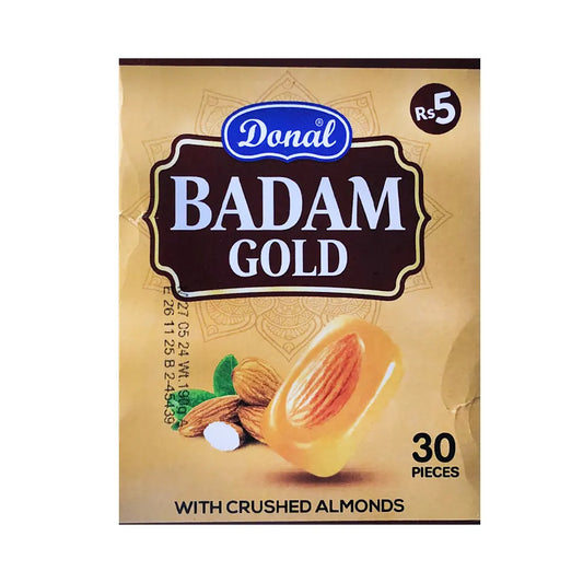 Badam Gold Toffie 5Rs (30Pcs)