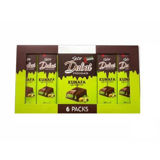Dubai Kunafa Chocolate 200Rs(6Pcs)
