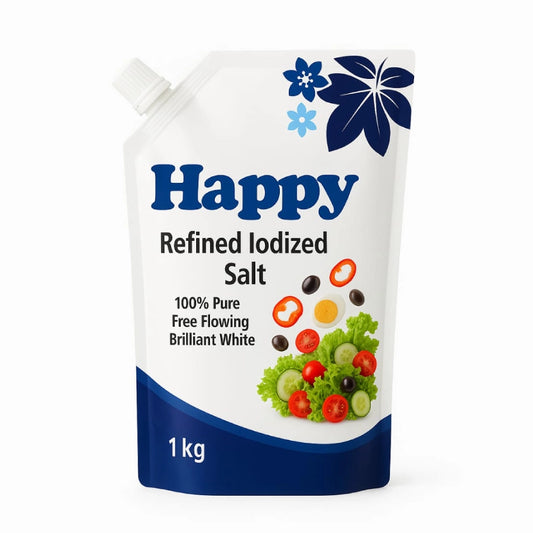 Happy Iodized Salt -12 Pcs
