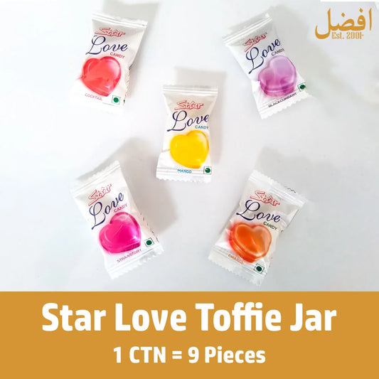 Love Toffie Jar 5Rs