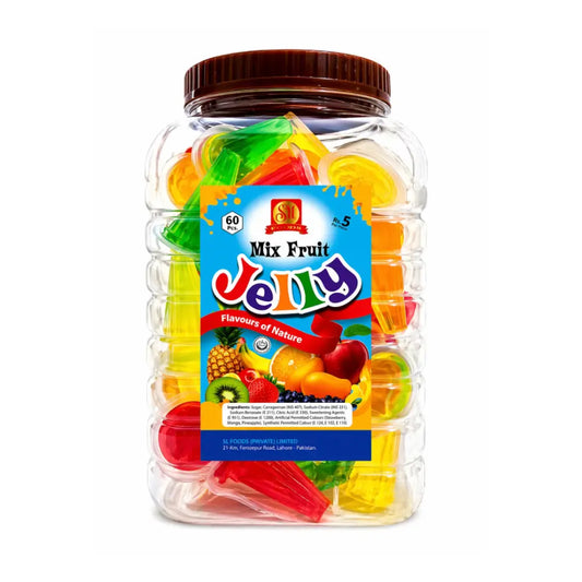 Gibs Mix Fruit Jelly Jar 5Rs(60Pcs)