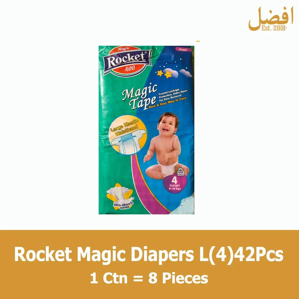 Rocket Magic Diapers Large(42 Pcs)