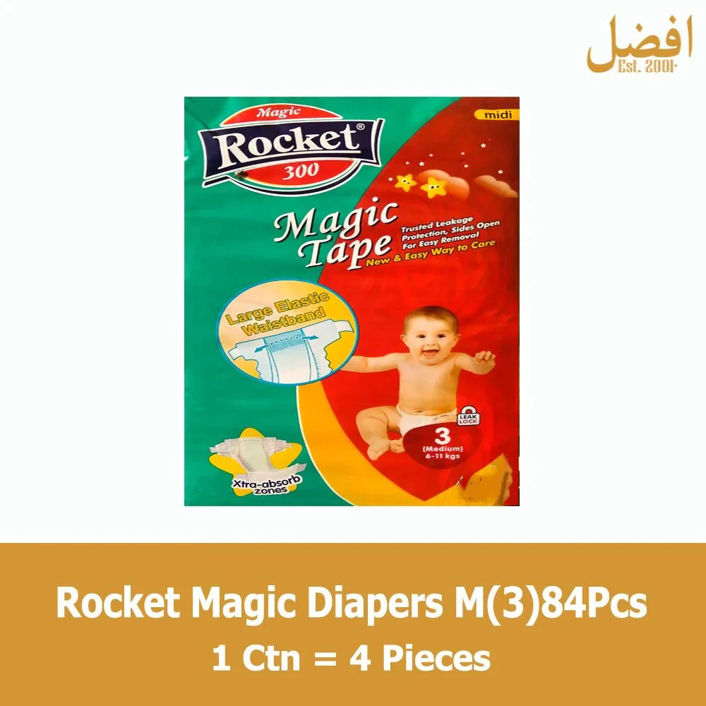 Rocket Magic Diapers Medium(84 Pcs)