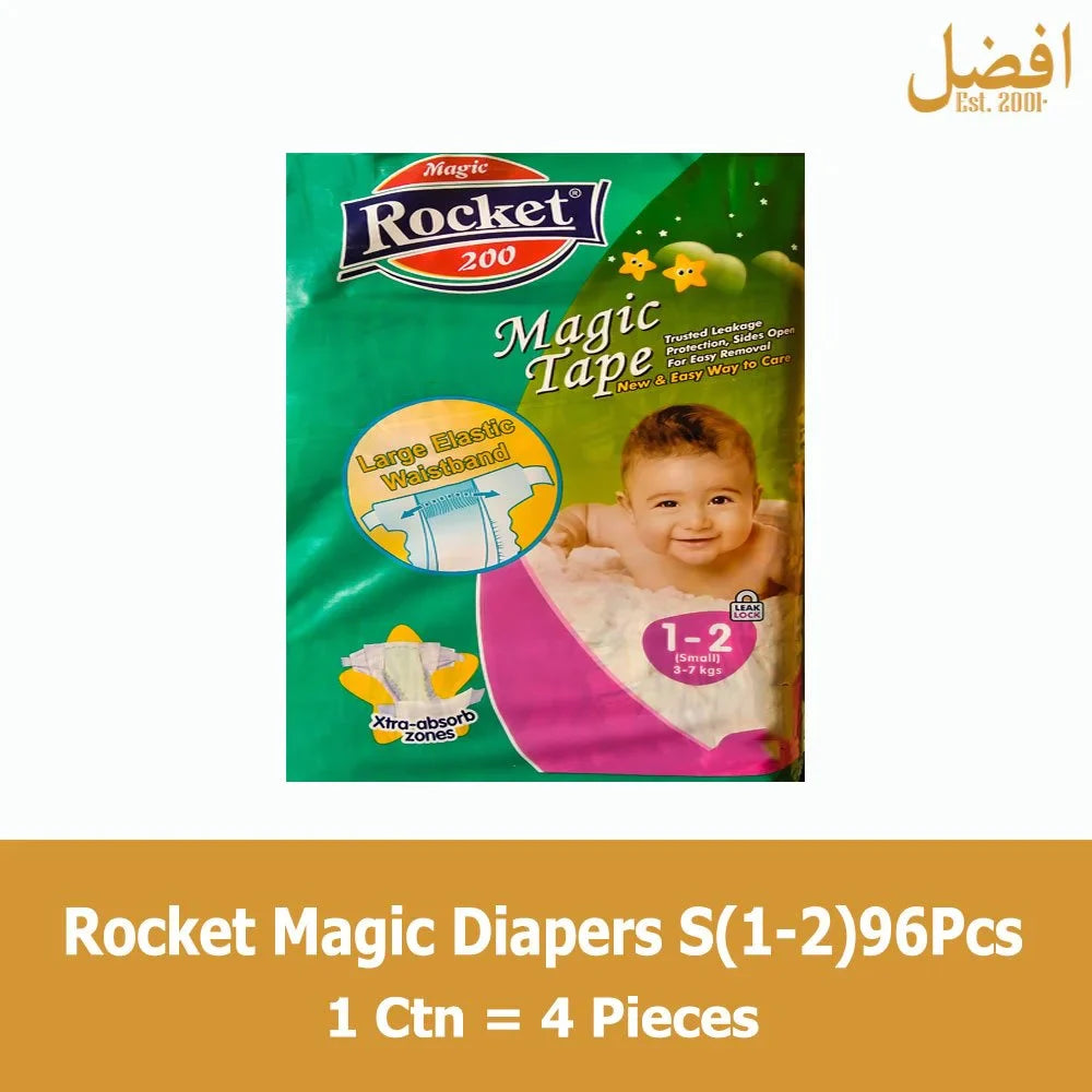 Rocket Magic Diapers Small(96 Pcs)