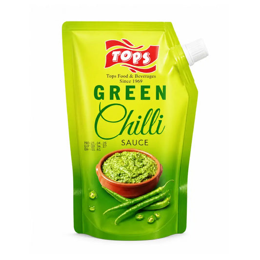 Tops Green Chilli Ketchup 500g