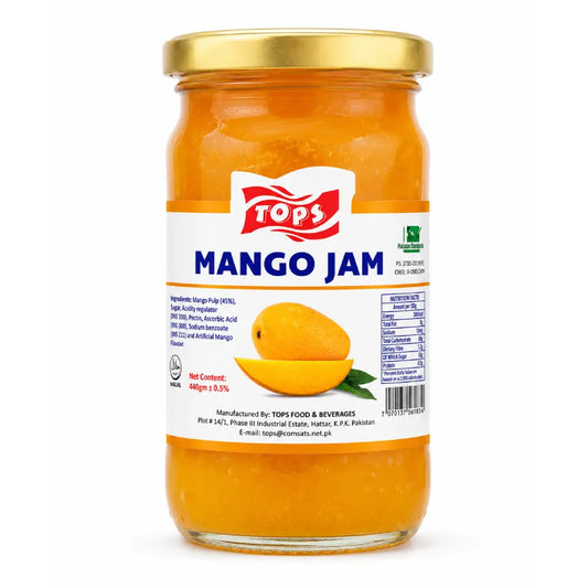 Tops Jam Mango 440g